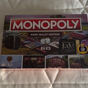 Monopoly Napa Valley Edition Board Game